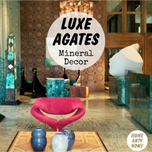Luxe Agates Mineral Decor homeartyhome