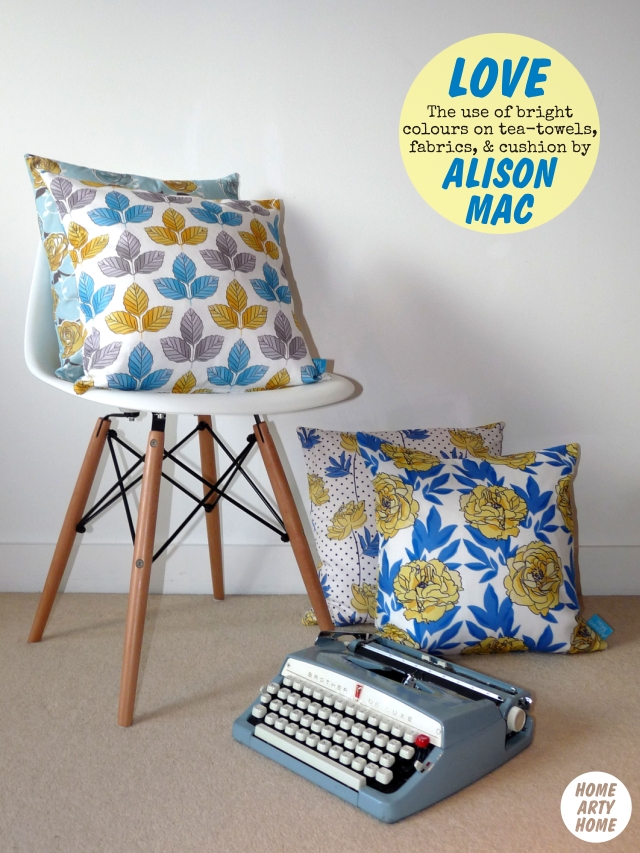 Alison Mac interiors floral fabrics and cushions decor homeartyhome