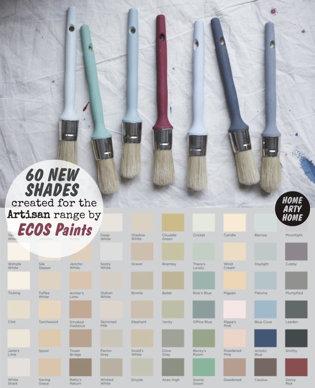 Ecos Organic Paints new range of Artisan colours Home Arty Home