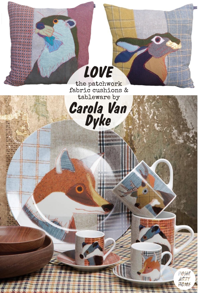 Four Fabric Artists homeartyhome CAROLA VAN DYKE