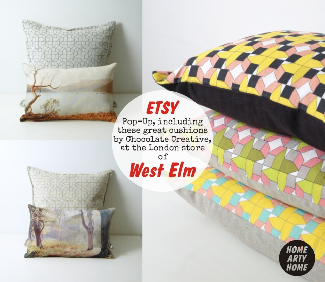 Etsy Pop-Up at West Elm homeartyhome Chocolate Creative