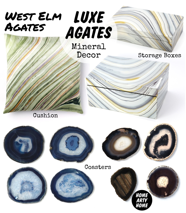 Luxe Agates Mineral Decor homeartyhome westelm