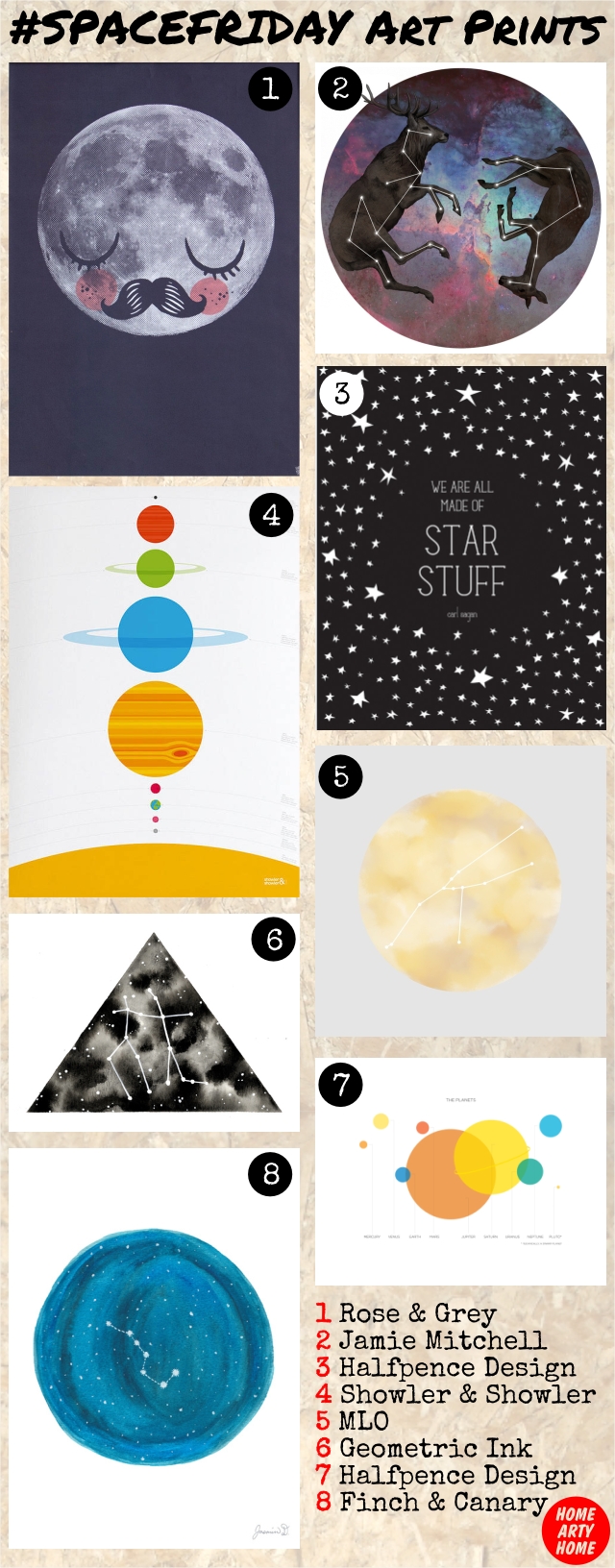 Space Friday Art Prints homeartyhome