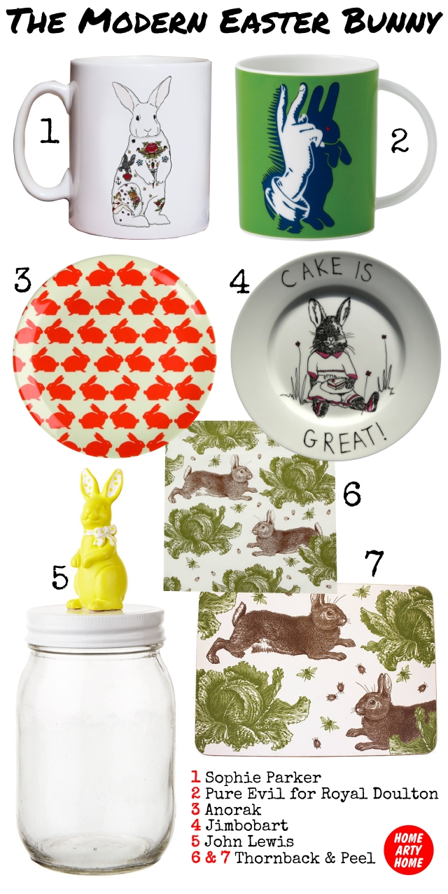 The Modern Easter Bunny homeartyhome