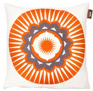 darjeeling orange cushion Mini moderns