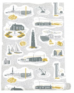 Mini Moderns Hinterland Dungeness Wallpaper