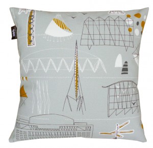 Mini Moderns Daytripper Festival Fabric Cushion