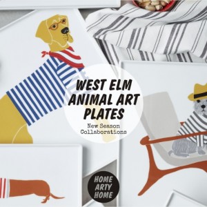 West Elm Animal Art Plates homeartyhome