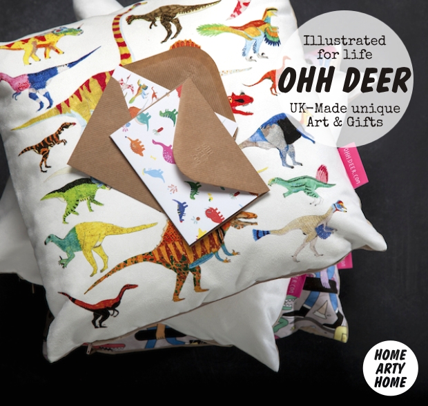 Ohh Deer illustrated for life Uk made art and gifts homeartyhome