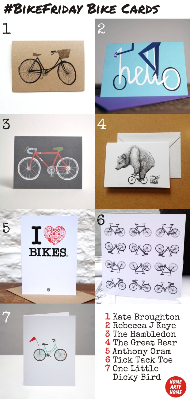BikeFriday Bike Cards homeartyhome
