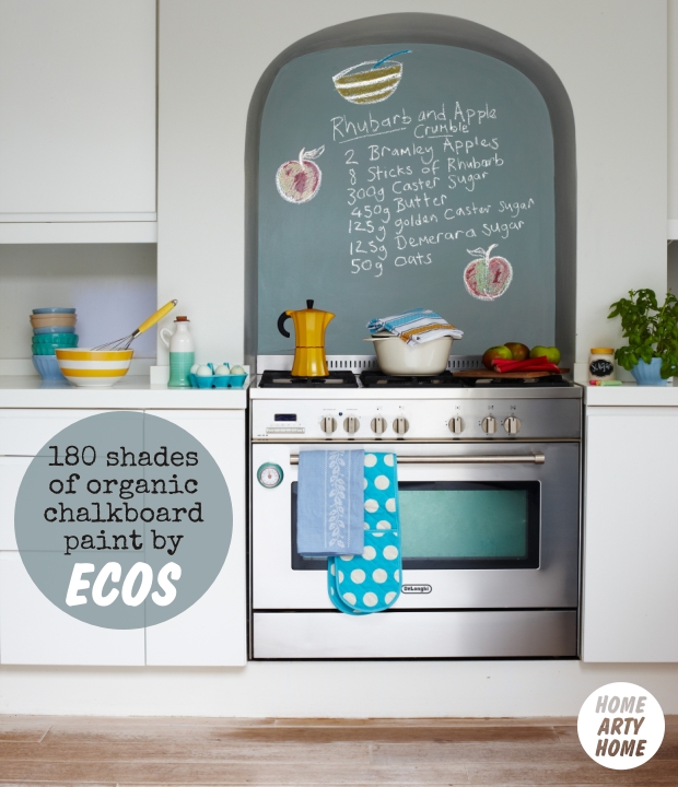 180 shades of Organic Chalkboard Paint by Ecos -Home Arty Home