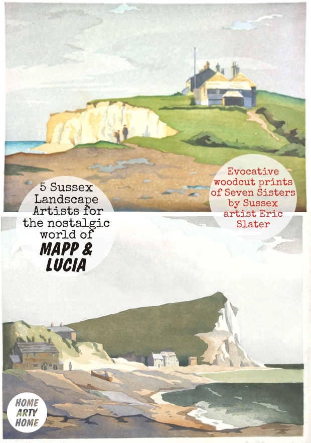 Mapp and Lucia Sussex Landscape Artists homeartyhome eric slater