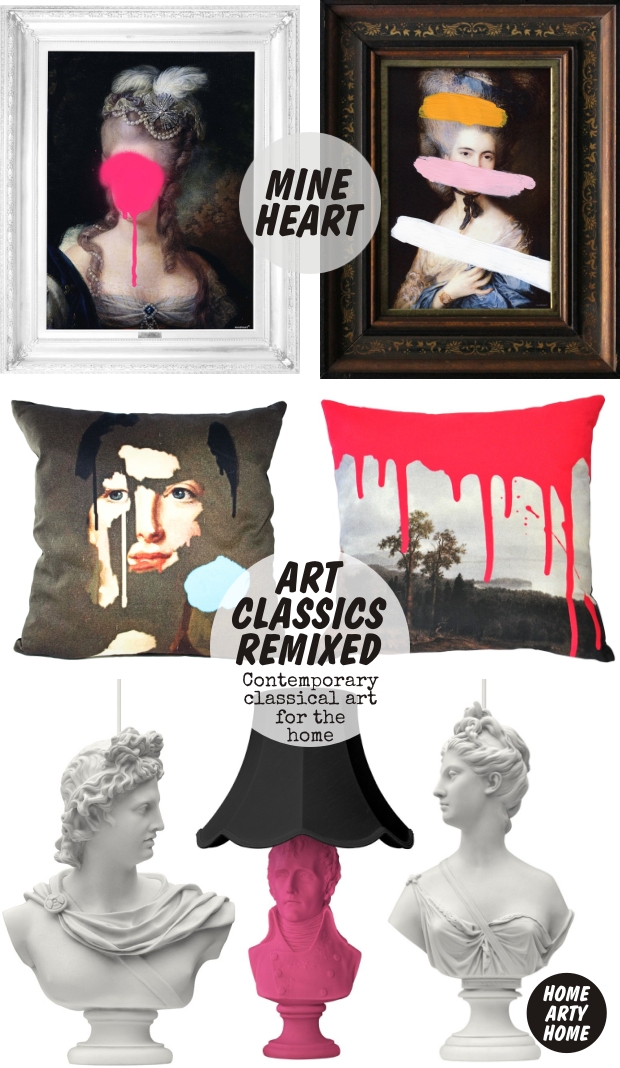 Art classics remixed by ibride mineheart art and hue homeartyhome 5
