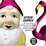 Kitsch Garden – Bring the outside in with these fun Flamingos and Gnomes