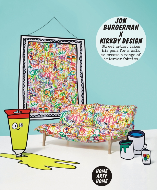 Jon Burgerman x Kirkby Design -Home Arty Home