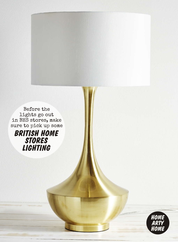 British home hot sale stores table lamps