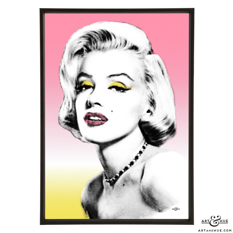 Marilyn Monroe pop art by Art & Hue