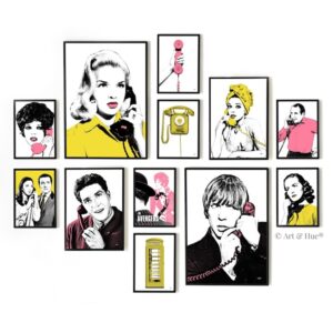 150 years of the Telephone pop art
