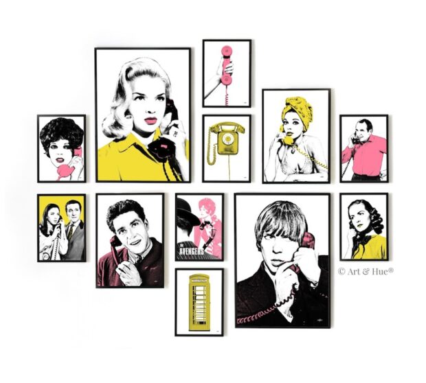 150 years of the Telephone pop art