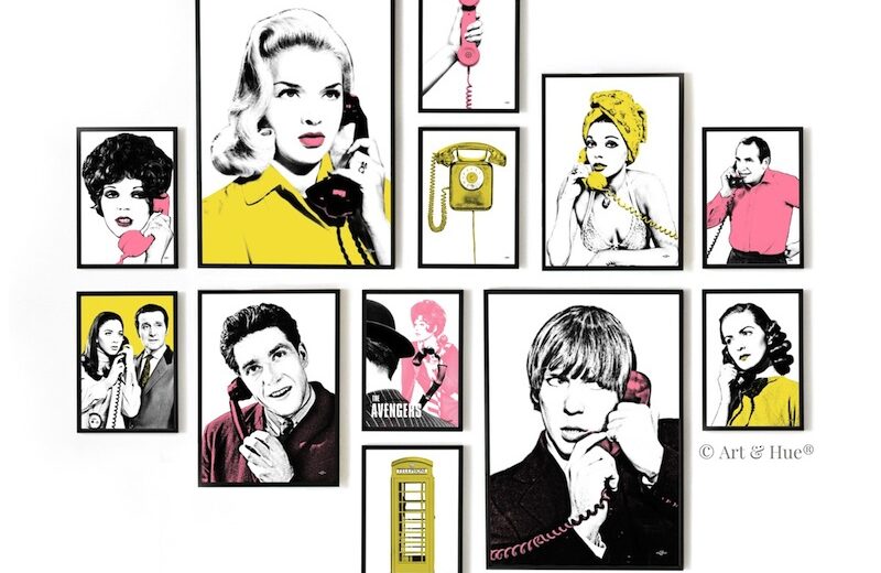 150 years of the Telephone pop art