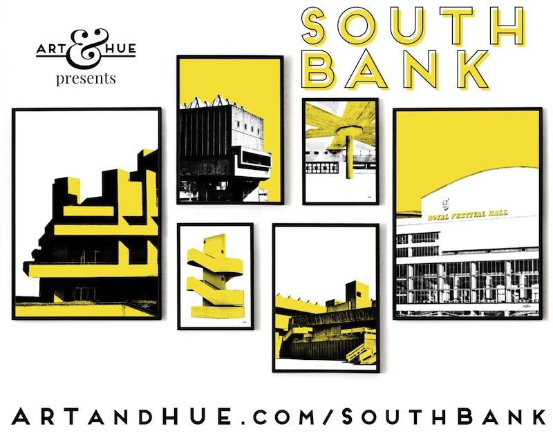 South Bank 75th Anniversary pop art prints